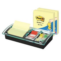[3M]포스트잇 팝업디스펜서 DS-100 76mmx76mm(2개)+26mmx46mm(1개)+디스펜서(1개)