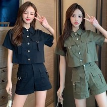 YAPOGI 여름 반팔 상하의 세트 SET BH391