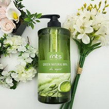 [rnts] 알엔티에스 그린 내추럴 99% 천연샴푸/ 유아샴푸/아기샴푸 1000ml, 상세페이지 참조