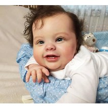 [브리튼] 60cm/50cm 리본돌 Baby Toddler Doll Boy Kodi Lifelike, [01] 60cm cloth body doll, [01] brown eyes
