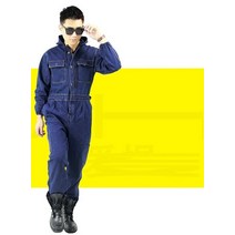 노가다작업복 정비복 방진복 여름작업조끼 남녀공용 데님 작업복 긴 소매 내마모성 페인트 용접 유니폼 방진