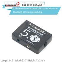 G2030 블루투스 오디오 수신기 보드 5.0 4.1 MP3 무손실 디코더 무선 스테레오 음악 모듈 DIY VHM314 3.7V5, 06 5.0 with Shell