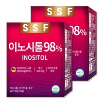 순수식품 독일산 이노시톨98% 2g 60개입 비타민6종 엽산 미오이노시톨 마이오이노시톨, 60개