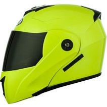 DAYU 오토바이 헬멧 시스템 헬멧 오픈 페이스 풀 페이스 헬멧 듀얼 썬 바이저, 노란색-블랙 렌즈