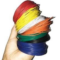 장원선 장원선 1.5 장원형전선 장원선 vctf-k 2.0 5m UL1007 와이어 24awg PVC 전자 케이블 UL 인증 0.2, 03 green_01 5meters_01 24 AWG
