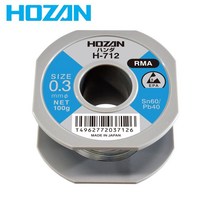 HOZAN 무세정납 H712(0.3mm) 떔납 떔납-2802EA