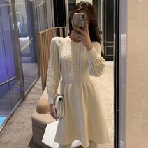 다즐샵 다즐샵 여성 4컬러 꽈배기 니트 원피스 (8959960)