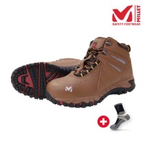 밀레 안전화 M-028N 6인치 무지퍼 통풍 에어홀 논슬립 + V존 양말