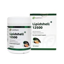 뉴질랜드 헬스팜 리피드쉘 12500mg 초록입홍합 글루코사민 오메가3 180캡슐 Healthfarm Green Mussel Lipid Shell