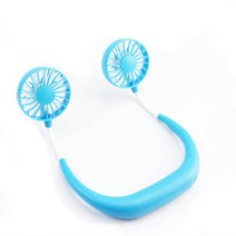 실링팬 조명 우드 거실 천장팬 1Pcs Draagbare 팬 손 무료 Nekband Usb Oplaadbare 1200mA 배터리 작동 듀얼 바람 Hoofd 3 속도 Verste, [04] D
