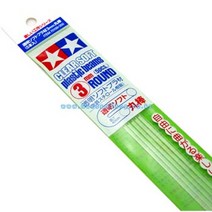 [I∃9] (TAMIYA) CLEAR SOFT PLASTIC BEAMS 3mm ROUND (5pcs) 건담공구 디자인모형 프라모델조립 조립 프라모델용 소품_fθ4190EA, θ본상품θ, 옵션없음[^%&]