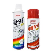 나바캠 페인트 락카 스프레이 420ml, 무광투명