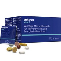 오쏘몰 Orthomol 바이탈 F 여성용 멀티비타민 캡슐 타블렛 30개입