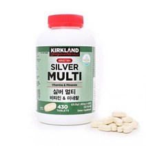커클랜드 시그니춰 실버 멀티비타민 미네랄 1465mg x 430정 영양제 비타민 어르신 선물 코스트코, 상세페이지 참조, 상세페이지 참조, 상세페이지 참조, 상세페이지 참조, 상세페이지 참조, 상세페이지 참조