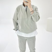 아도르클래식 리젠트 2컬러 반집업 헨리넥 아노락 바람막이 점퍼