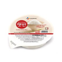 CJ제일제당 유통기한24/02/07제일제당 둥근 햇반 백미 210g x 36개