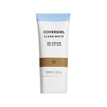 COVERGIRL 클린 매트 BB 크림 미디엄 540 지성 피부용(포장은 다를 수 있음) - 1 Fl Oz(1개), 딥 - 560_1 Fl Oz(1팩)