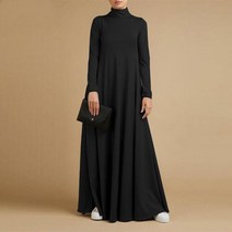 여성 빅사이즈 편안한 롱 맥시 면 히피 스타일 원피스 치마 a3