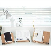 시스맥스 독서대中 사무용품쇼핑몰 각도조절 튼튼한 302x213x42 13단계 나무 3W1F4D03, 1개