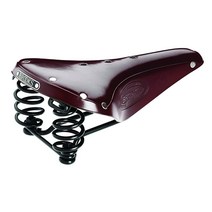Brooks England 남성용 플라이어 바이크 안장 앤티크 브라운/블랙 스틸, 1개