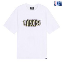[NBA] 유니 프린트 자수 믹스 아트웍 티셔츠 (N202TS114P)