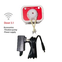 Jebao 적정 펌프 멀티 헤드 wifi 자동 수동 정밀 수족관 산호 피더 도저 3.13.42.4 dp-2344m dp-3s4s, EU 어댑터 플러그, 도저3.1