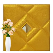 샌드위치 판낼 부자재 새로운 DIY 홈 거실 장식 TV 배경 벽 스티커 스테레오 천장 패널 지붕 거품 벽지 자, 한개옵션1, 09 9