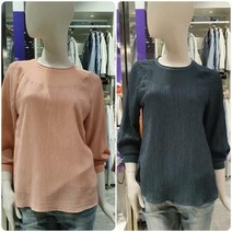 이랜드 [올리비아로렌]라운드 쉬폰 블라우스형 티셔츠 VOCALXM3351
