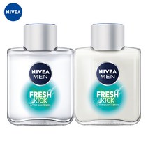 니베아 프레쉬 킥 에프터 쉐이브 로션+스킨 100ml 세트, 1세트