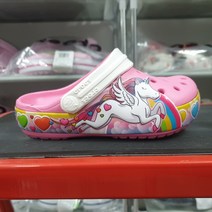 크록스 펀랩 유니콘 라이트닝 클로그 키즈 207071-669