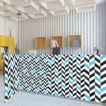 아트박스/꾸밈 ih453-북유럽패턴_가로형뮤럴시트지_뮤럴시트지, A타입-소형마름모