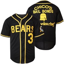 베어스 BEARS 블랙 화이트 야구유니폼 반팔티셔츠 K070