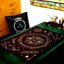 타로 스프레드천 러그 달빛별빛, 달빛별빛(대+) 60cm ×90cm