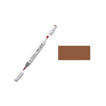 신한 터치 트윈 브러쉬 마카 BR95 번트시에나, 없음