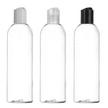 프레스캡 120ml 150ml 200ml 250ml 300ml 500ml 똑딱이캡 공병 화장품, 250ml투명 흰색캡, 1개