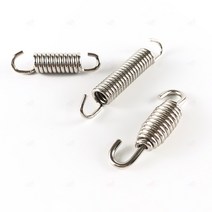 오토바이 머플러 스프링 고정 튜닝 DIY 바이크용품 1P, C)실버뻔숏