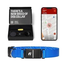 Fi 시리즈 3 스마트 도그 칼라 - GPS 강아지 추적기 및 활동 & 피트니스 모니터 방수 LED 조명 탈출 경보 전국 보장 [6개월 멤버십] (X 라지 블루), X Large_Blue