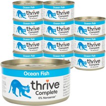 쓰라이브 컴플리트 그레인프리 고양이 주식캔 75g, 12개, 오션피쉬