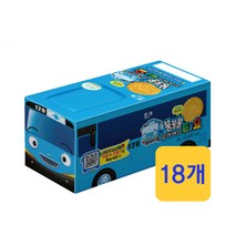 해태제과 붕붕붕 꼬마버스 타요 비스킷 랜덤발송, 140g, 18개