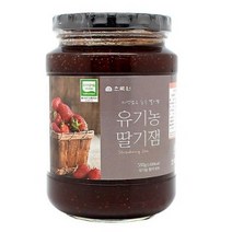 초록원 유기농 딸기잼, 580g, 2개