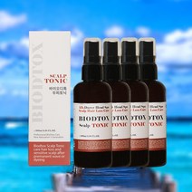 바이오디톡 탈모증상 완화 두피가려움 두피열 쿨링 스칼프 기능성 두피영양 토닉, 4개, 100ml