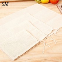 SM 국산 삼베 주머니 4size 멸치 다시다 국물팩 국물백 녹차 보리차 차망, 특대