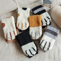 고양이 발바닥 수면양말 수족냉증 5컬레 세트