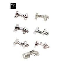 상신산업 경첩 규격별 모음 유압 2홀 4홀 90도 110도 180도장롱 무보링 낱개판매, 90도(소)