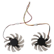 T128010SM 75mm 3 핀 냉각 팬 GTX 460 465 560TI 그래픽 카드 쿨러 팬