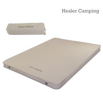 캠핑 에어매트 10cm 자충매트 차박 매트리스 자동충전, 2인용, 아이보리