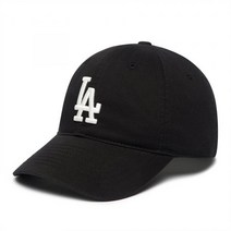 2차 재입고 MLB N-COVER 언스트럭쳐 볼캡 LA (Black)
