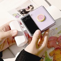 도킹형 케이블이 간편휴대 5000mAh 스마트폰충전기 S8 갤럭시S9플러스 S7 갤럭시S8배터리 S8플러스 배터리 S9 필요없는, 선택2번 아이폰8핀 - 화이트