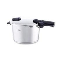 정품 Fissler 스테인리스 스틸 Vitaquick 압력솥 모든 쿡탑용 4.8쿼트, 8.5쿼트(1팩)