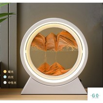 물멍 배 어른장난감 키덜트 아크릴 스노우볼 모래시계 워터볼 자동차장식, White Base-Orange